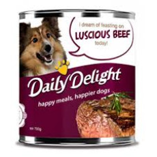 Daily Delight Luscious Beef (Grain Free)  For Dogs 無穀物濃汁餚鮮牛肉 狗罐頭 180g